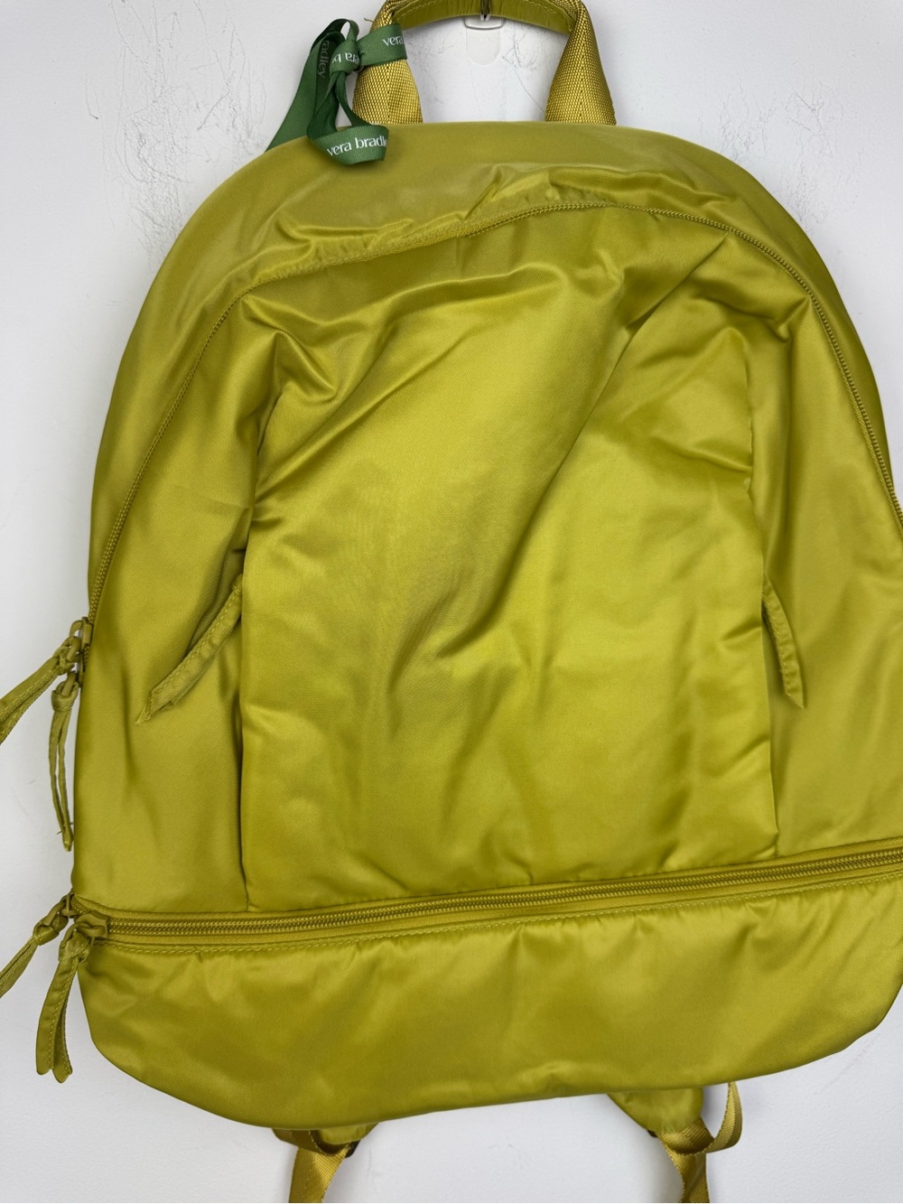 Vera Bradley Chancery Backpack in Garden Olive Color Nylon NEW - Picture 3 of 13